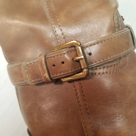 Tory Burch Over The Knee Leather Heeled Boots 5 - Picture 5 of 13